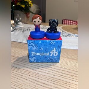 McDonald’s Disneyland 70th Anniversary Anna and Black Panther figurines
